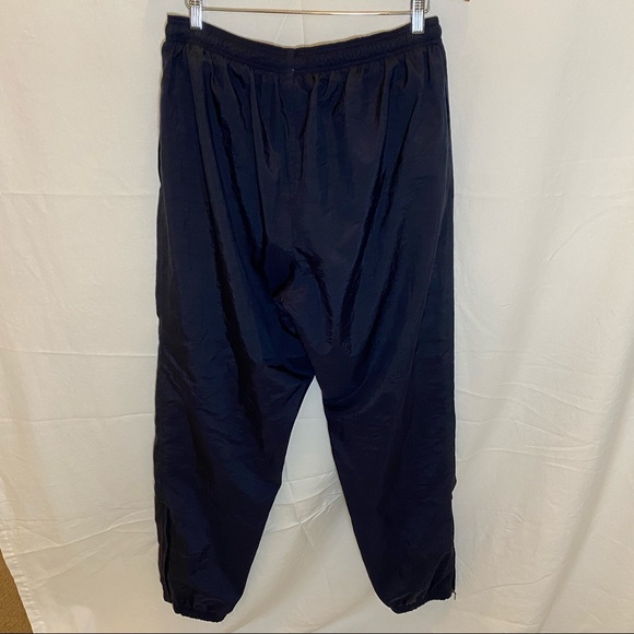 Adidas Zipper Bottom Nylon Parachute Track Pants Size Large - Picture 8 of 8